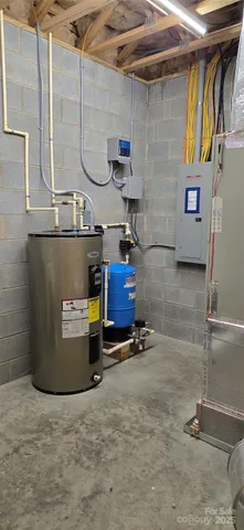 a view of storage and utility room