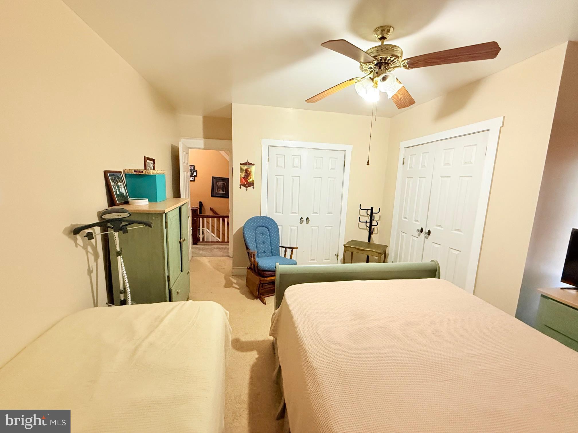 1200 Hampden Boulevard Reading, PA 19604 - Photo 22 of 32 a bedroom with a bed and ceiling fan