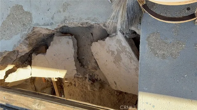 a view of painting on the wall