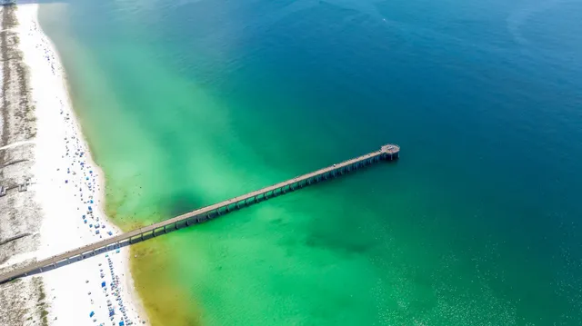 a front view of a building