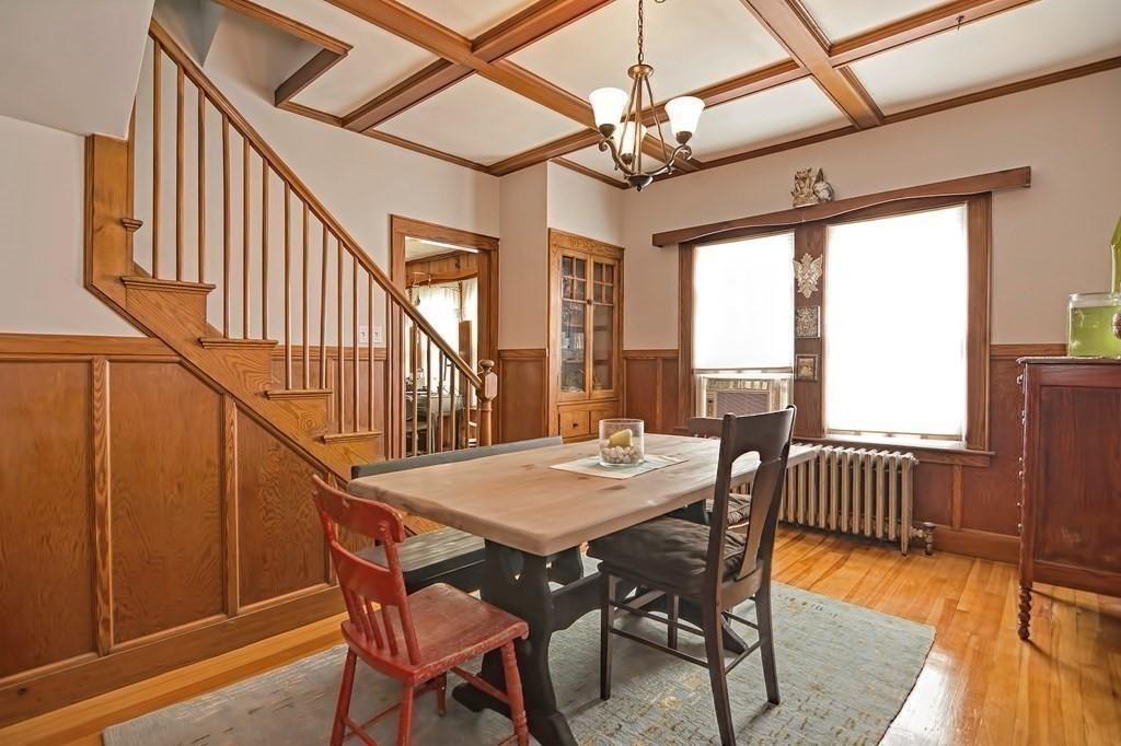 158 Union Street Randolph, MA 02368 - Photo 20 of 41 a view of a dining room with furniture window and wooden floor