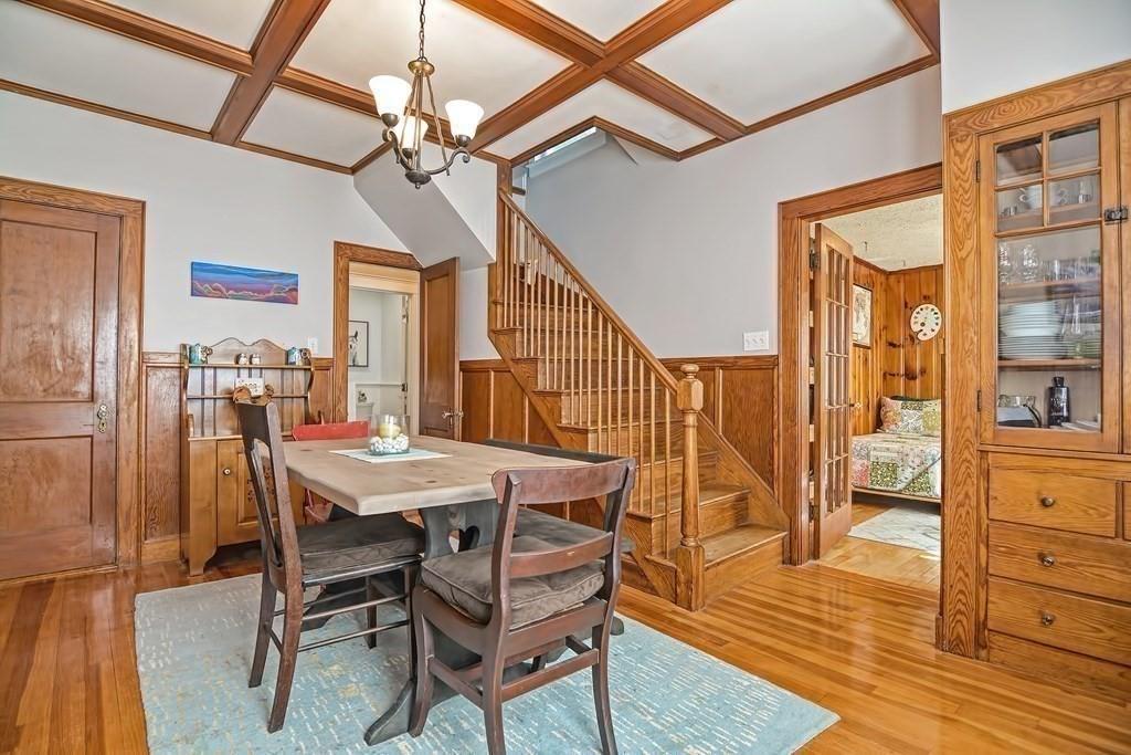 158 Union Street Randolph, MA 02368 - Photo 23 of 41 a view of a dining room with furniture window and wooden floor