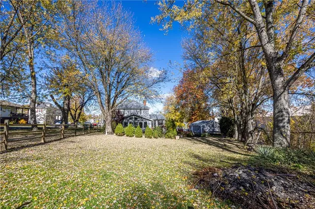a view of road with trees