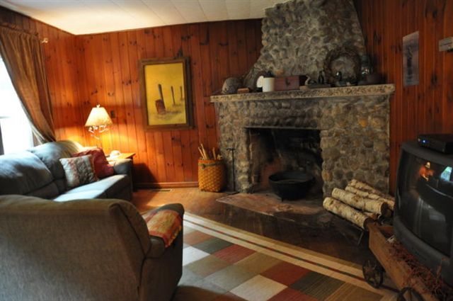 1550 Scout Road Blue Ridge, VA 24064 - Photo 32 of 52 a living room with furniture and a fireplace