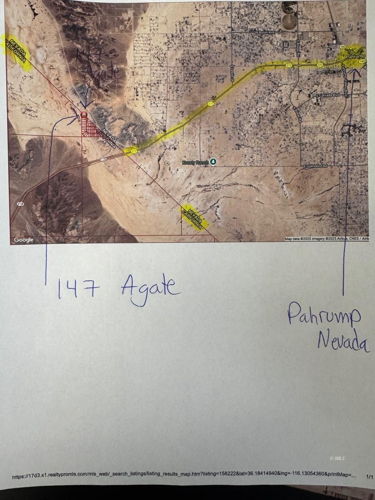 147 Agate Street Tecopa, CA 92389 - Photo 6 of 13 a view of a wooden door