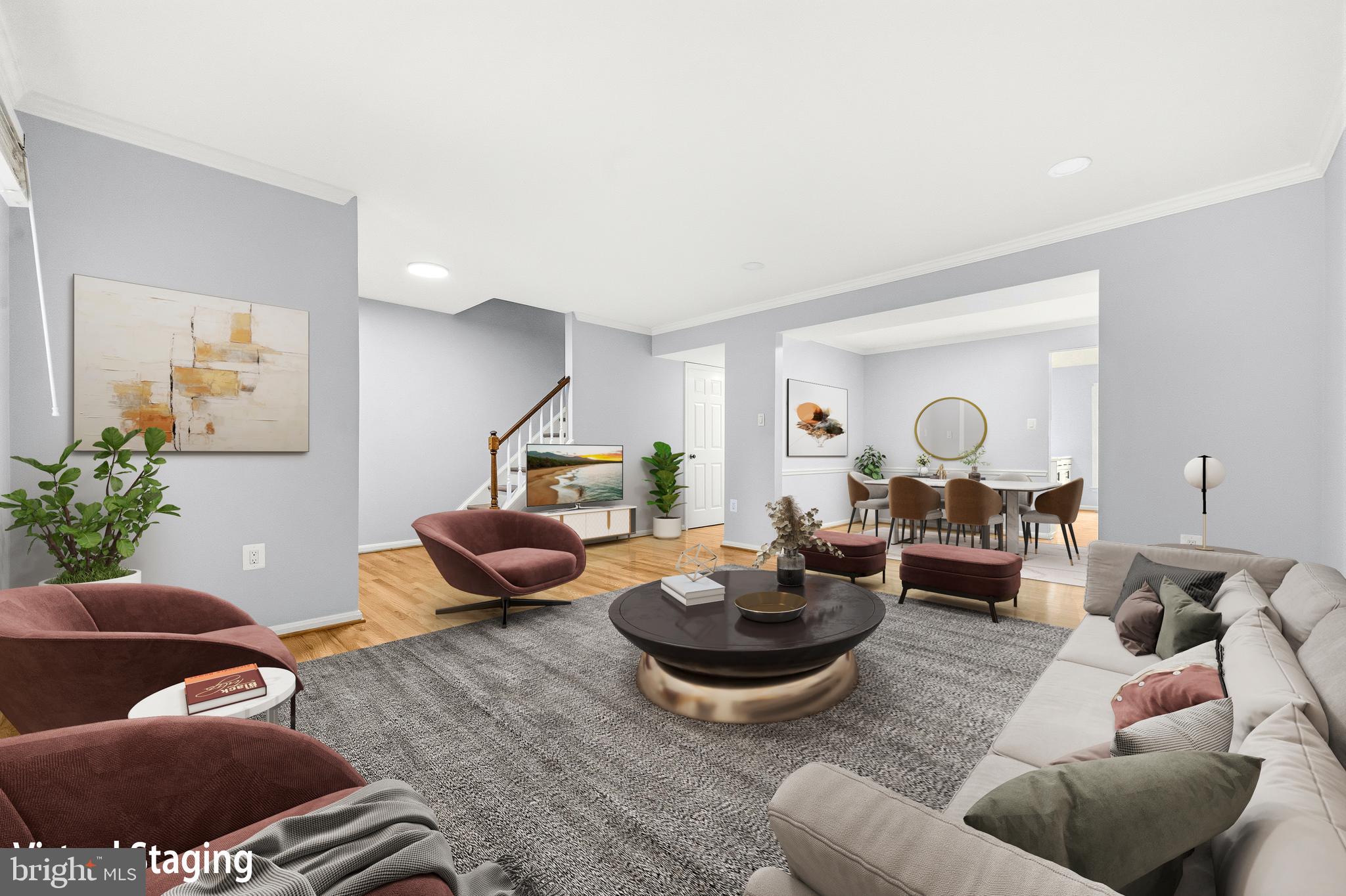 11720 Putting Green Court Reston, VA 20191 - Photo 7 of 63 Virtually Staged Living Room