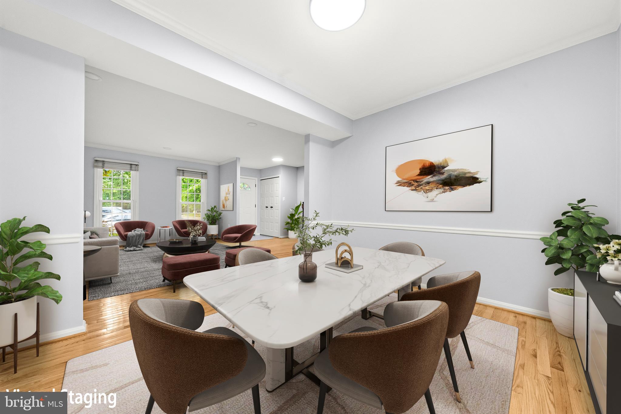 11720 Putting Green Court Reston, VA 20191 - Photo 10 of 63 Virtually Staged Dining Room