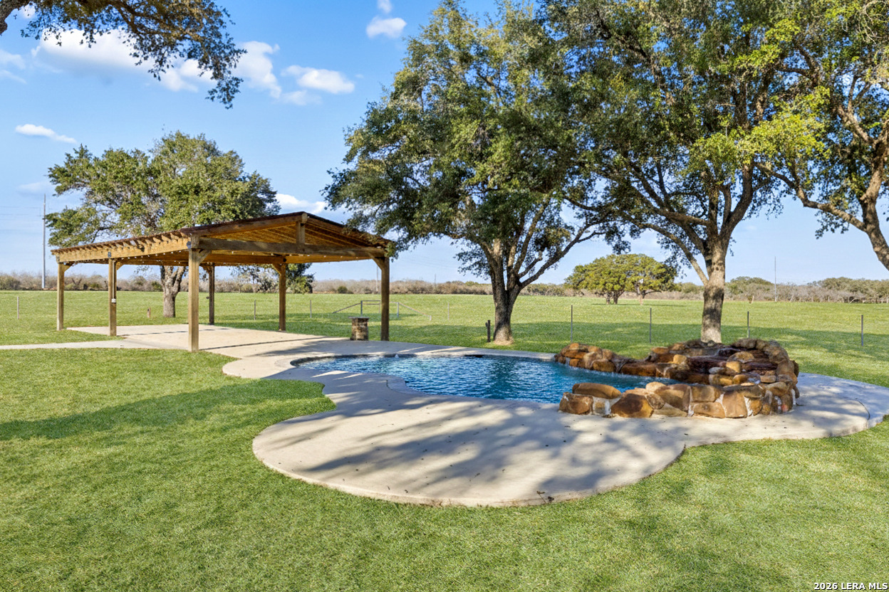 3128 Old St Marys Road Beeville, TX 78102 - Photo 45 of 50 a view of a garden with an outdoor space