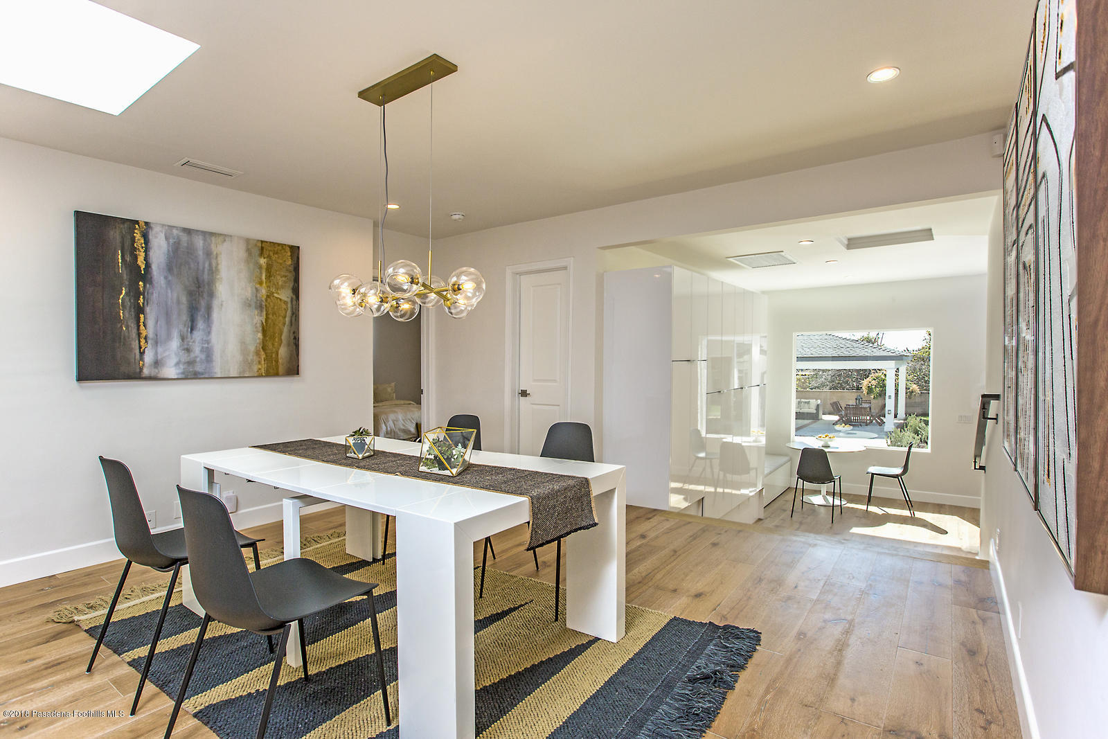 3700 Fairmeade Road Pasadena, CA 91107 - Photo 8 of 35 a view of a a dining room with furniture window and wooden floor