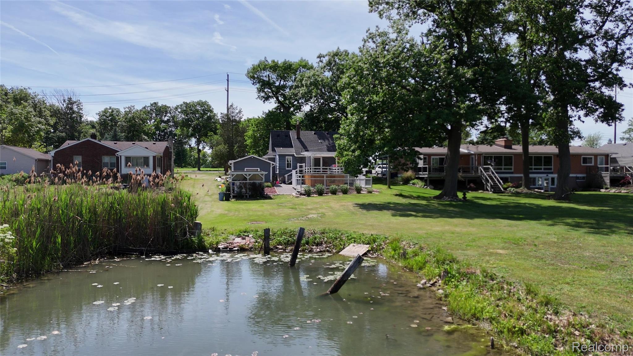 22827 Meridian Road Grosse Ile, MI 48138 - Photo 7 of 36 22827 Meridian from canal.jpg