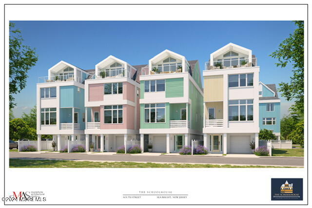 7 South Street Sea Bright, NJ 07760 - Photo 1 of 45 a front view of multi story residential apartment building with a yard