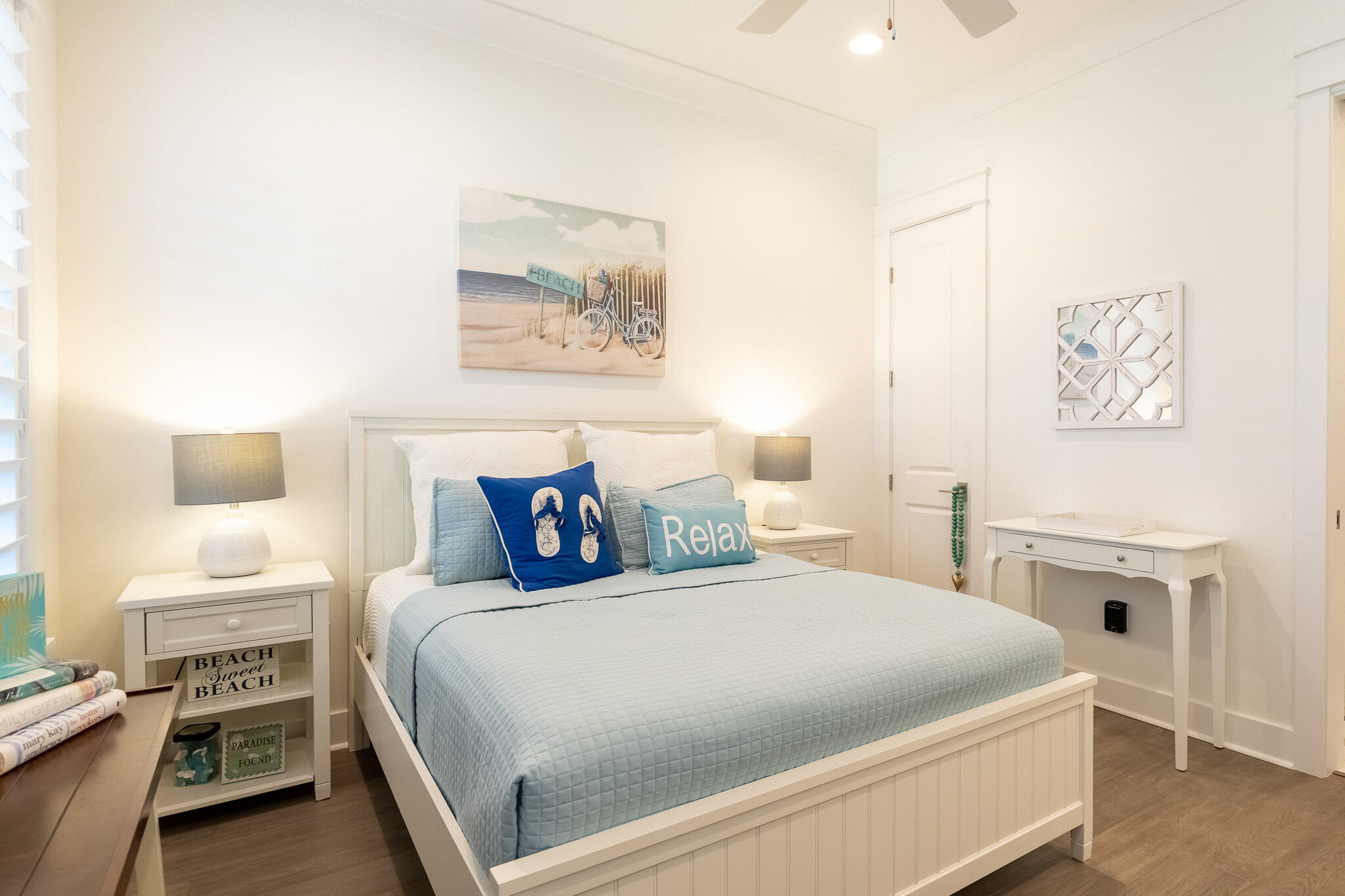 229 Sandchase Circle Inlet Beach, FL 32461 - Photo 23 of 61 a bed room with a bed and a desk