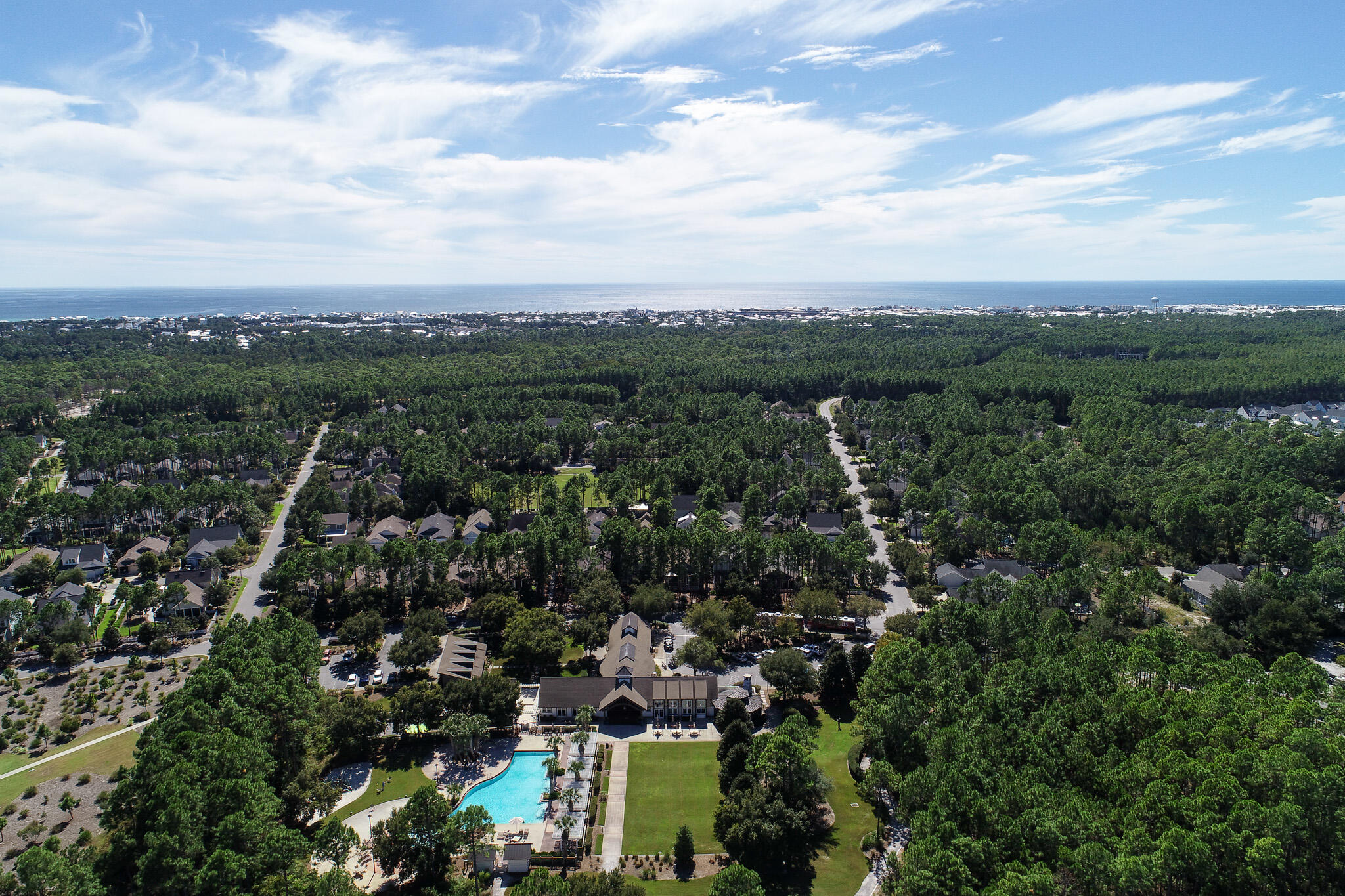 229 Sandchase Circle Inlet Beach, FL 32461 - Photo 57 of 61 an aerial view of residential house with outdoor space