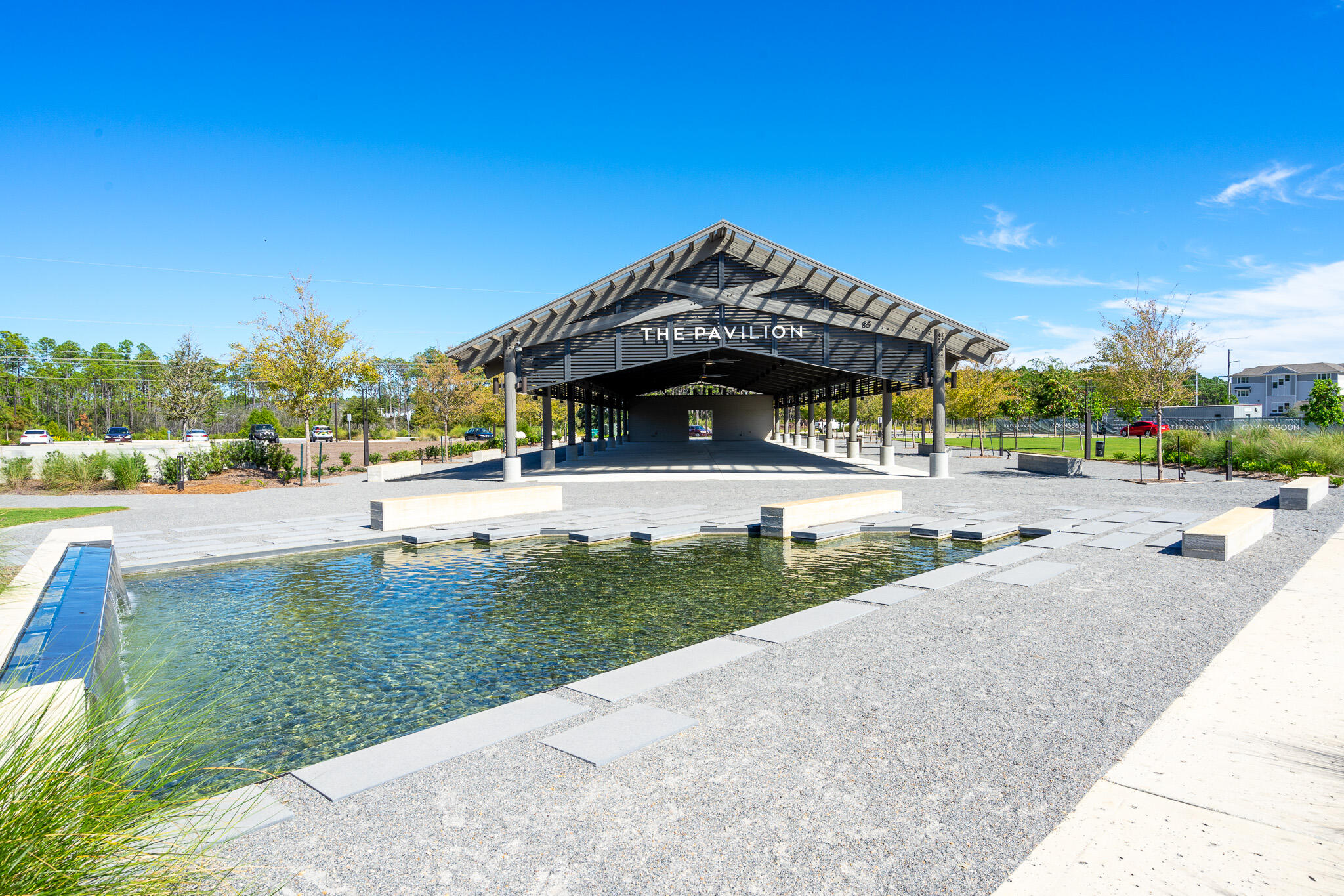 229 Sandchase Circle Inlet Beach, FL 32461 - Photo 59 of 61 a view of a water fountain and a yard