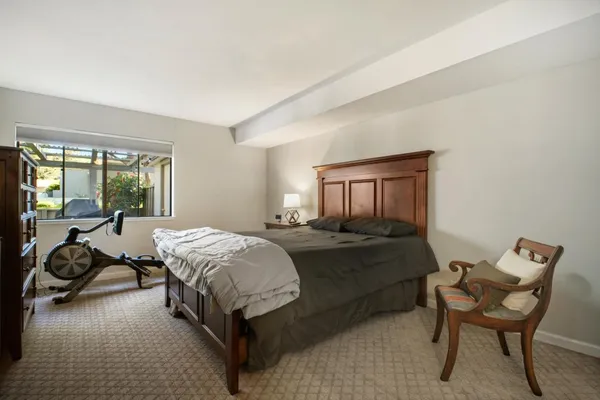 an aerial view of a residential houses and outdoor space