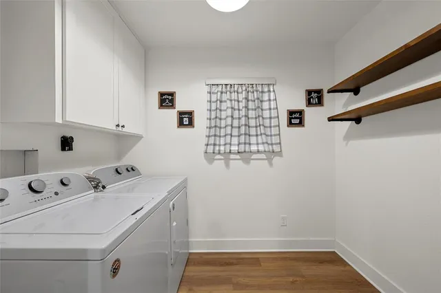 a room with storage and utility