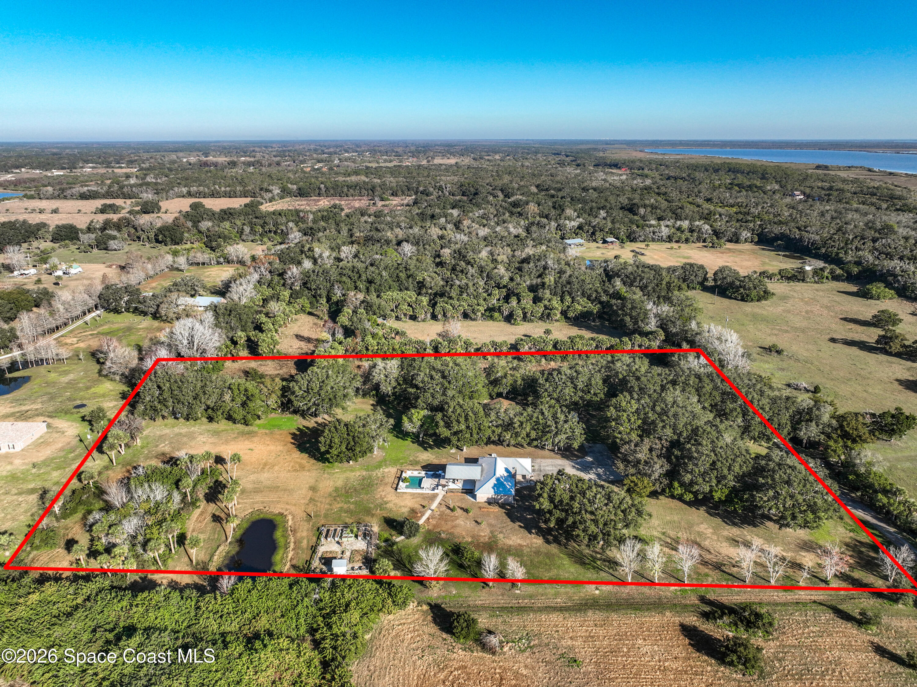 2940 Flounder Creek Road Mims, FL 32754 - Photo 73 of 74 -2940 Flounder Creek Road-Lot Line Photo