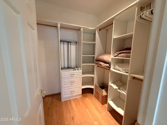 a room with storage and utility