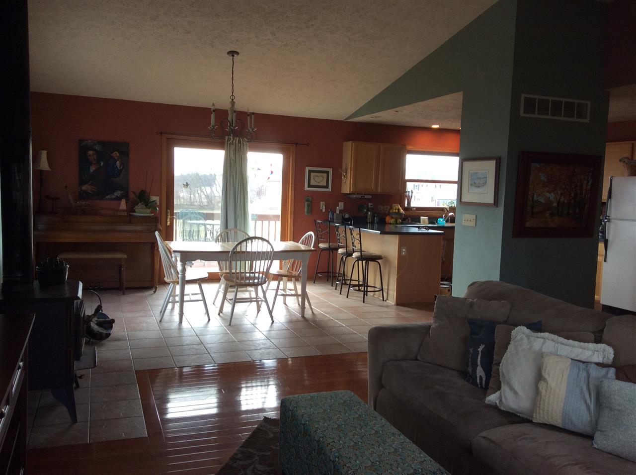 18436 West Campbell Road Davis, IL 61019 - Photo 7 of 18 a living room with furniture dining table and a large window