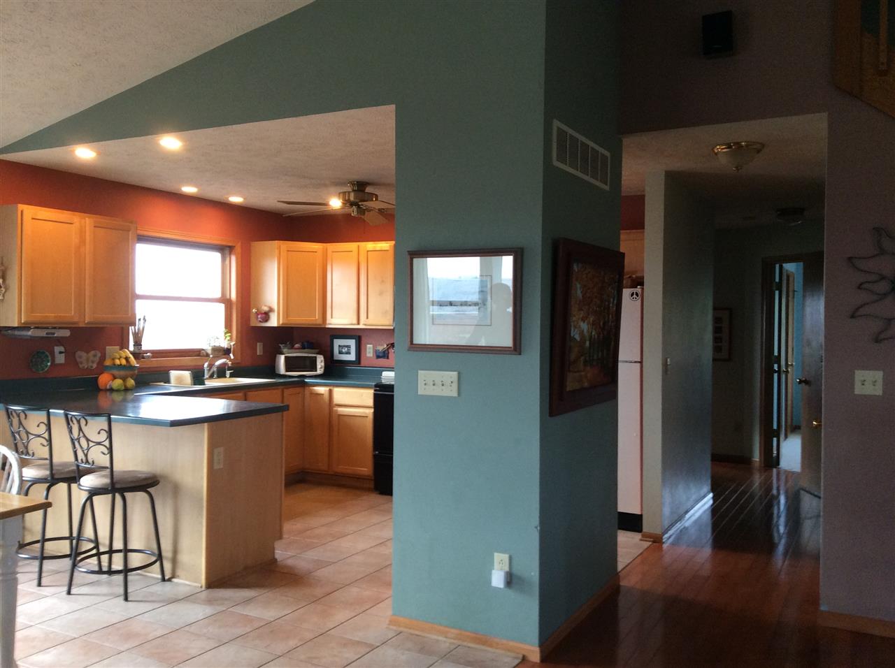 18436 West Campbell Road Davis, IL 61019 - Photo 8 of 18 a kitchen with sink and refrigerator