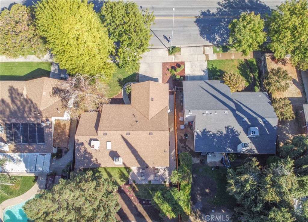 848 Lehigh Drive Merced, CA 95348 - Photo 27 of 30 an aerial view of a house with a yard and garden