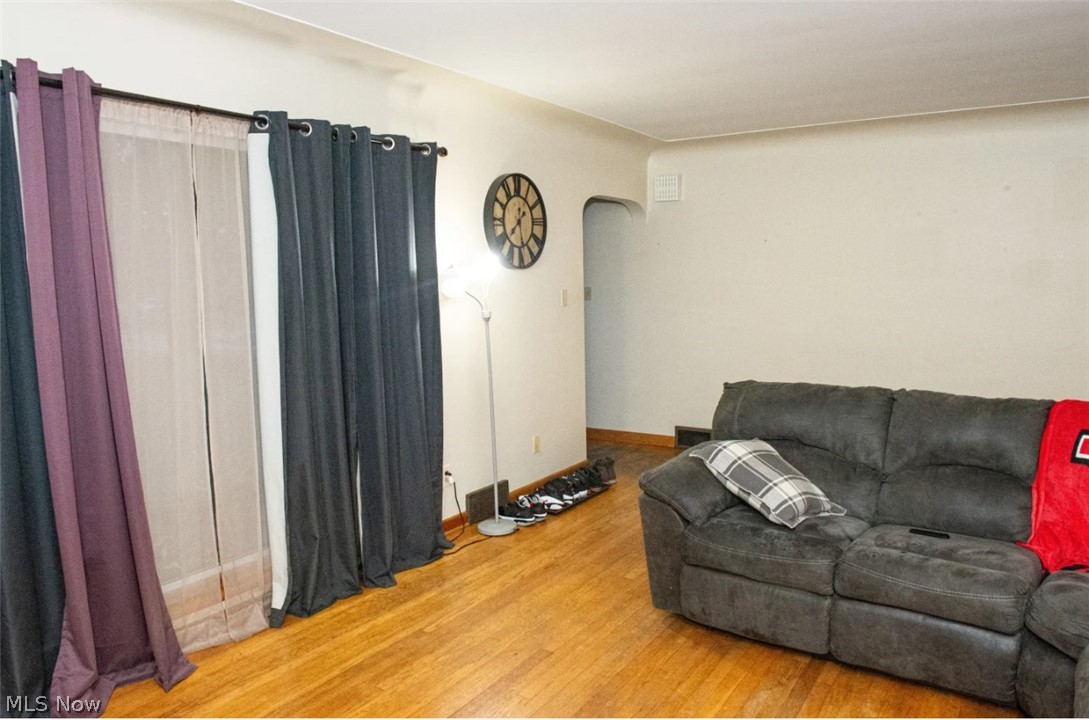 6714 Trenholm Road Youngstown, OH 44512 - Photo 3 of 22 Living room featuring hardwood / wood-style floors