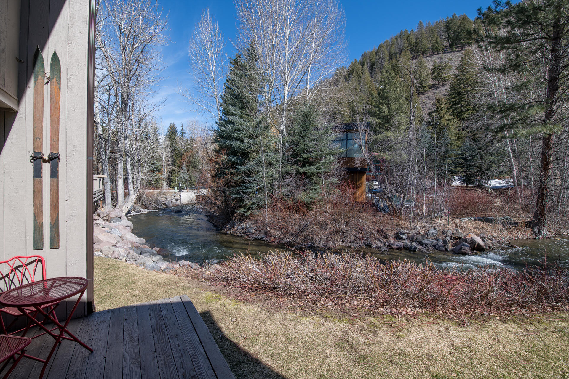 119 Picabo Street, Unit E3 Ketchum, ID 83340 - Photo 3 of 23 Warm Springs Creek from deck