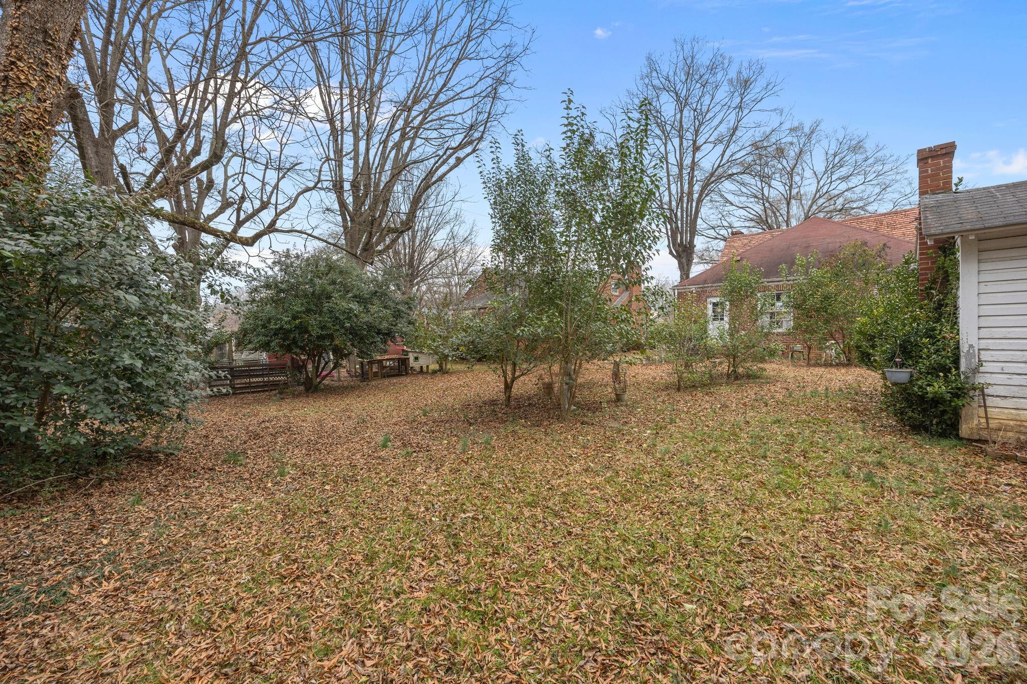 420 Spring Street Albemarle, NC 28001 - Photo 12 of 40 a view of a yard with plants and trees