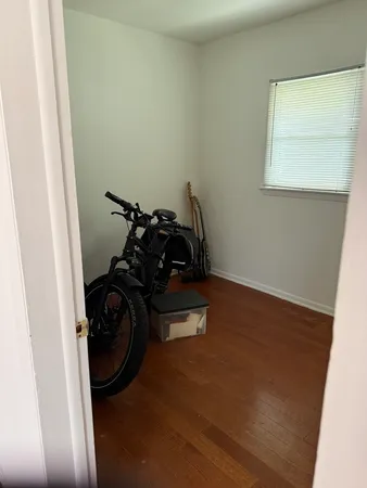 a view of a storage and utility room
