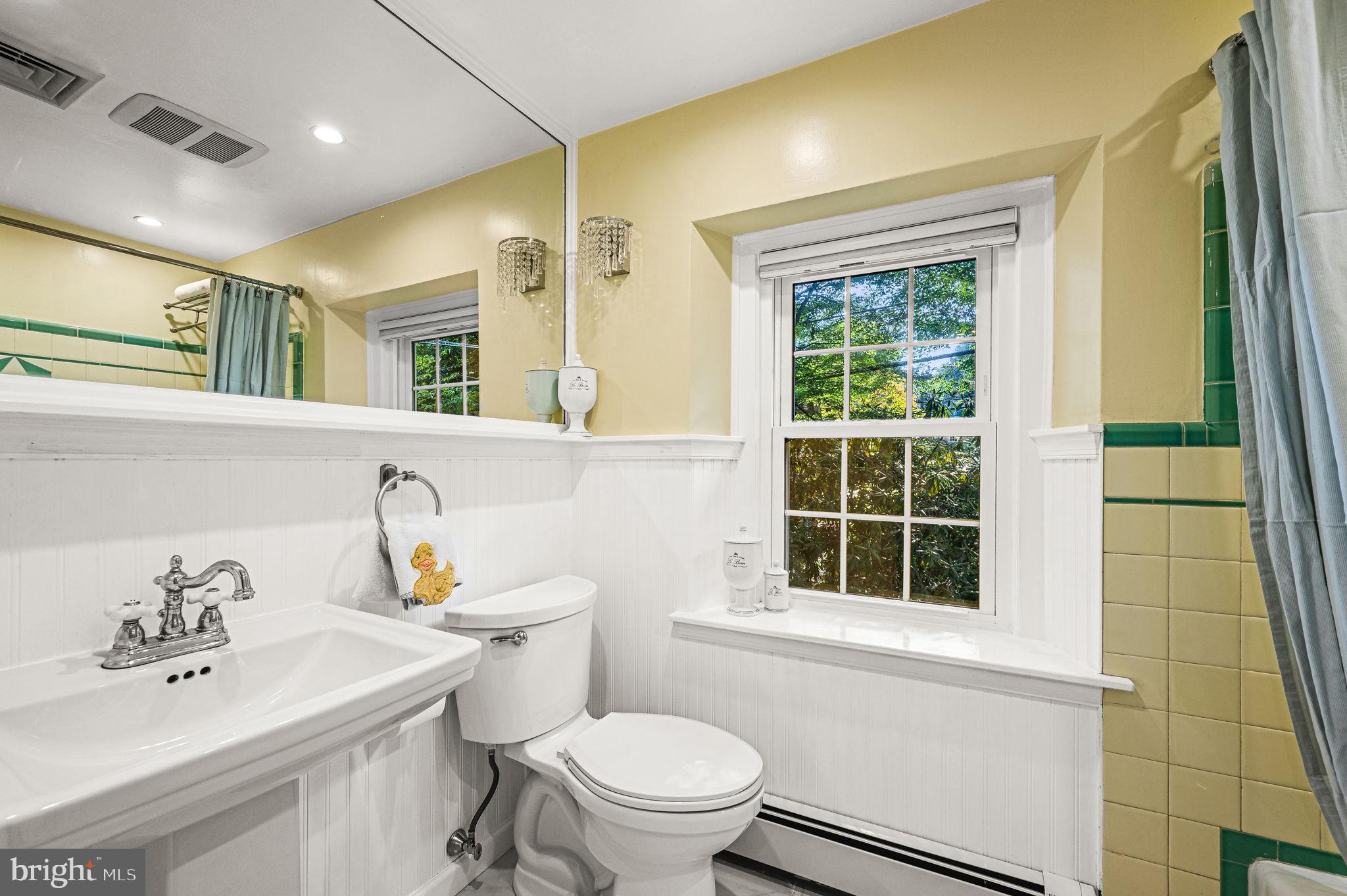 100 Old Forest Road Wynnewood, PA 19096 - Photo 23 of 35 2nd Floor Hallway Bathroom