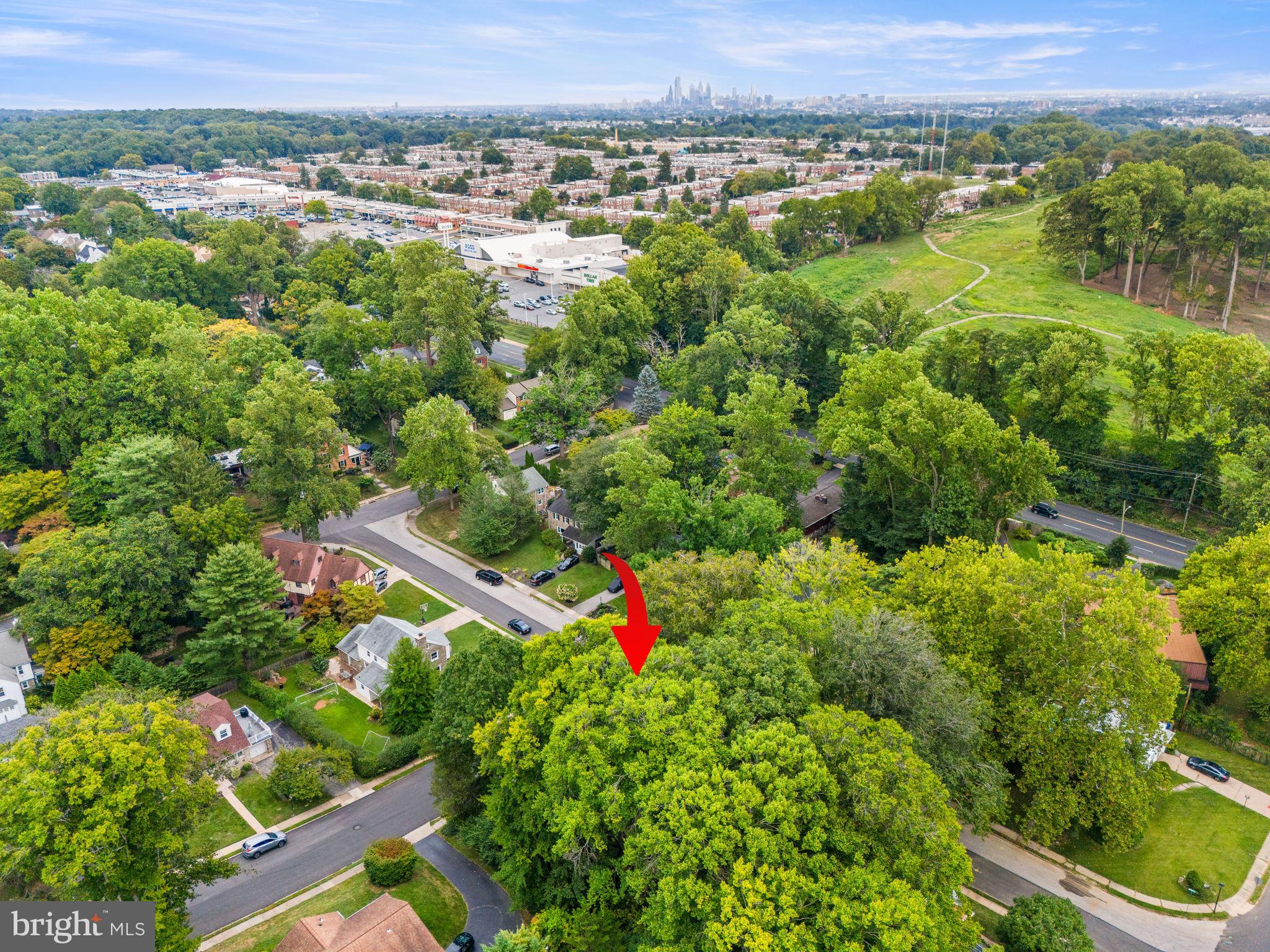100 Old Forest Road Wynnewood, PA 19096 - Photo 32 of 35 Aerial Views