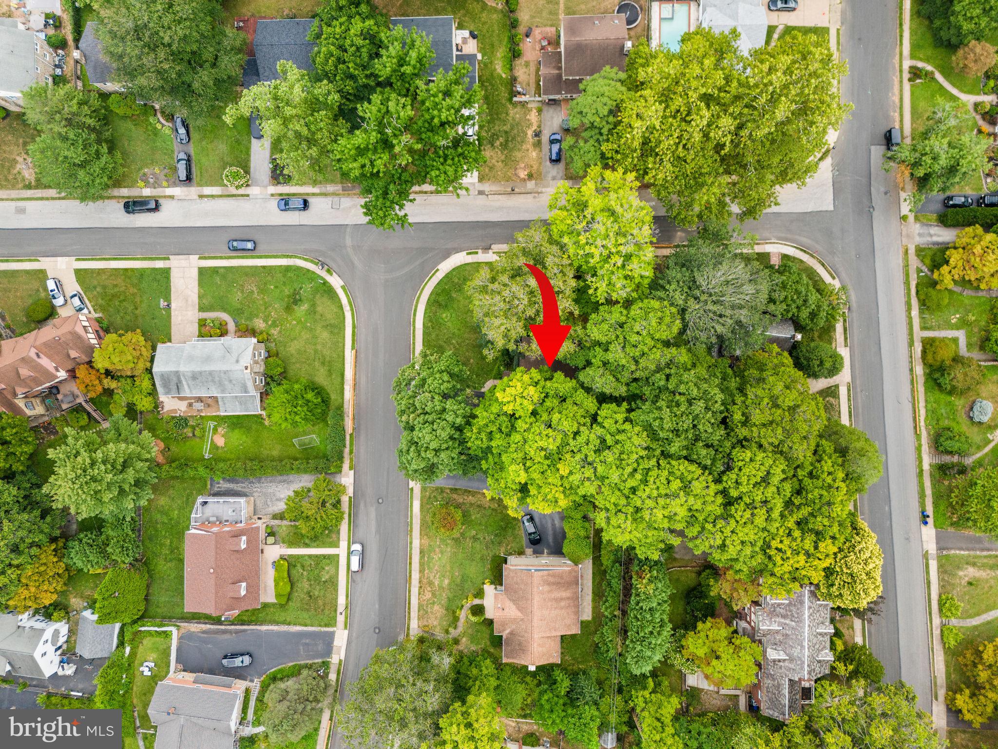 100 Old Forest Road Wynnewood, PA 19096 - Photo 33 of 35 Aerial Views