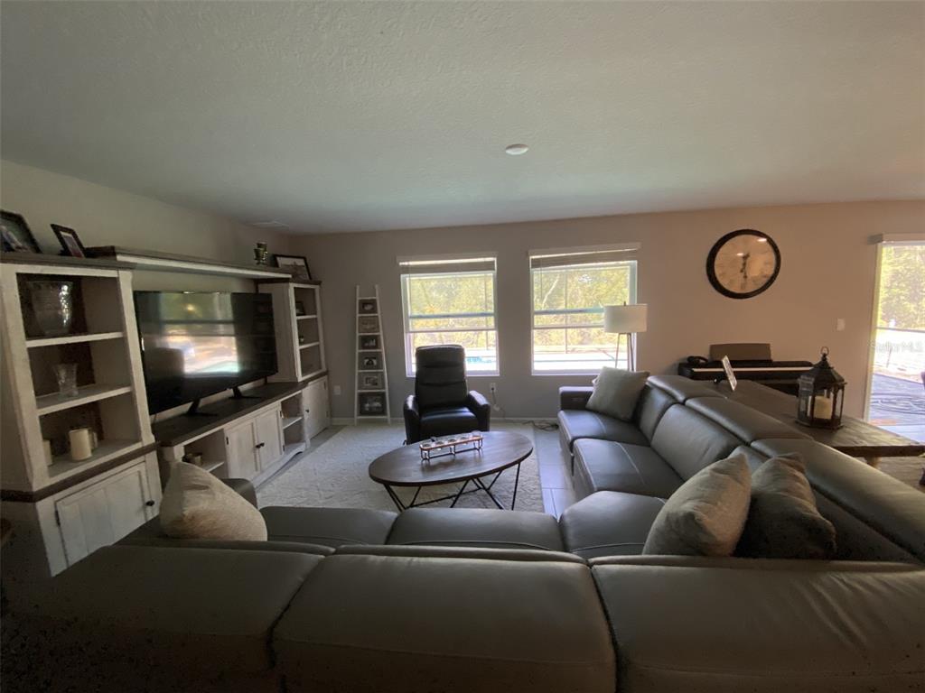 5686 Alenlon Way Mount Dora, FL 32757 - Photo 12 of 62 a living room with furniture and a flat screen tv
