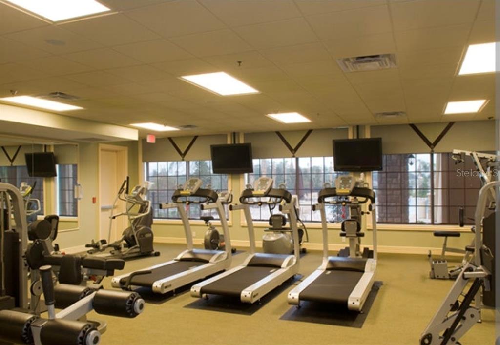 5686 Alenlon Way Mount Dora, FL 32757 - Photo 61 of 62 a view of a room with gym equipment