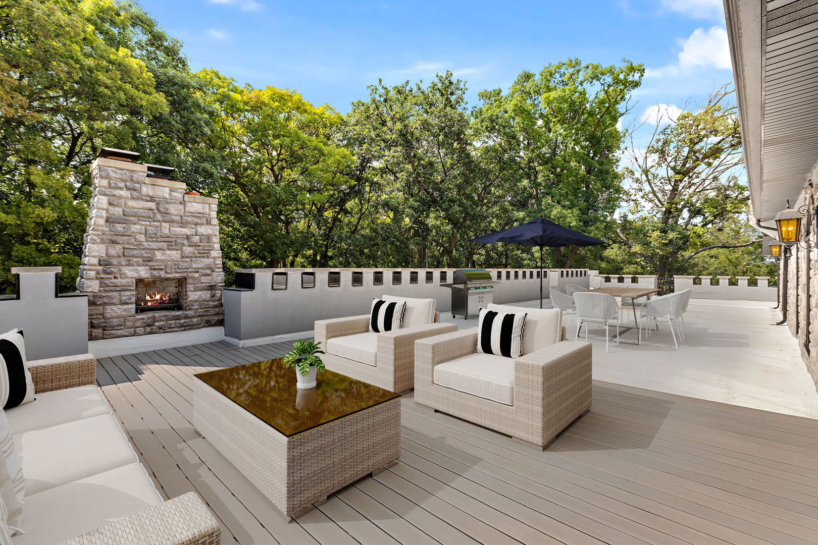 3 Saville Row Barrington Hills, IL 60010 - Photo 32 of 53 a view of a couches in the patio