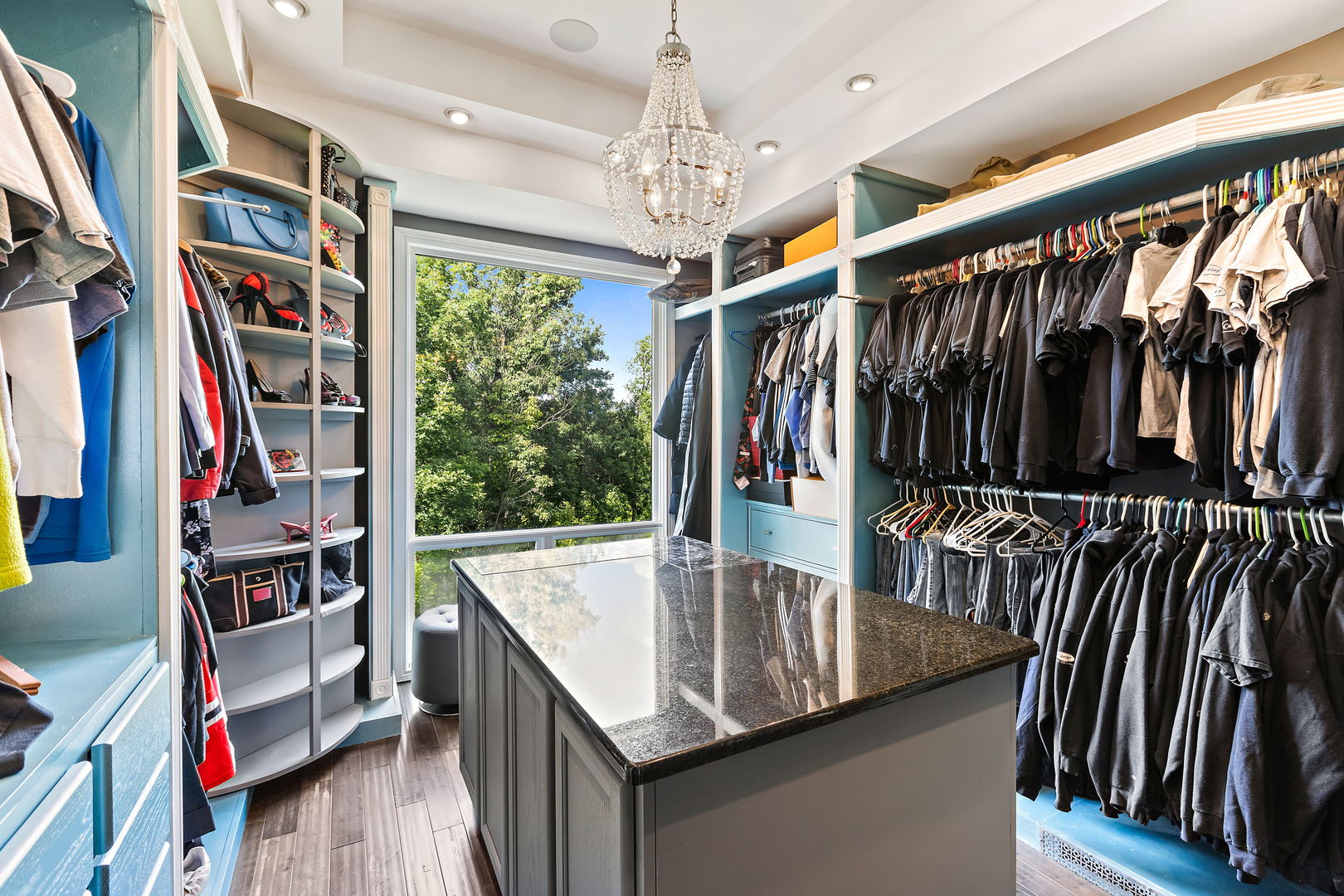 3 Saville Row Barrington Hills, IL 60010 - Photo 36 of 53 a view of walk in closet with clothes and shoes