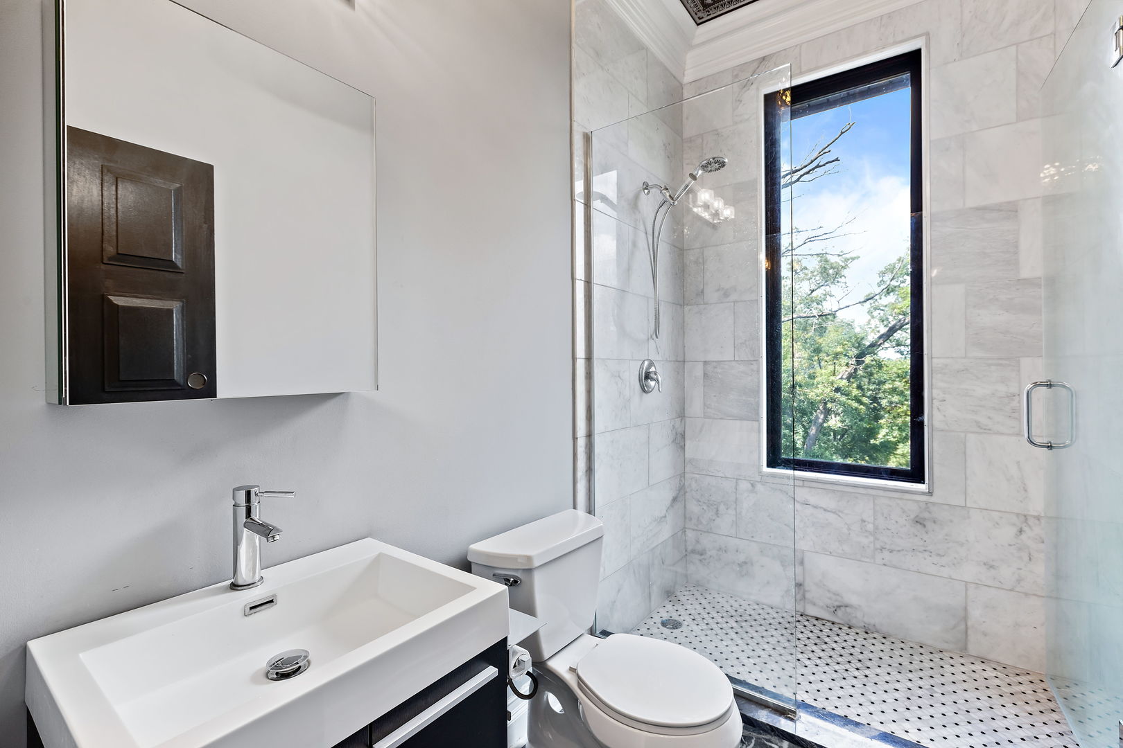 3 Saville Row Barrington Hills, IL 60010 - Photo 37 of 53 a bathroom with a sink toilet and shower