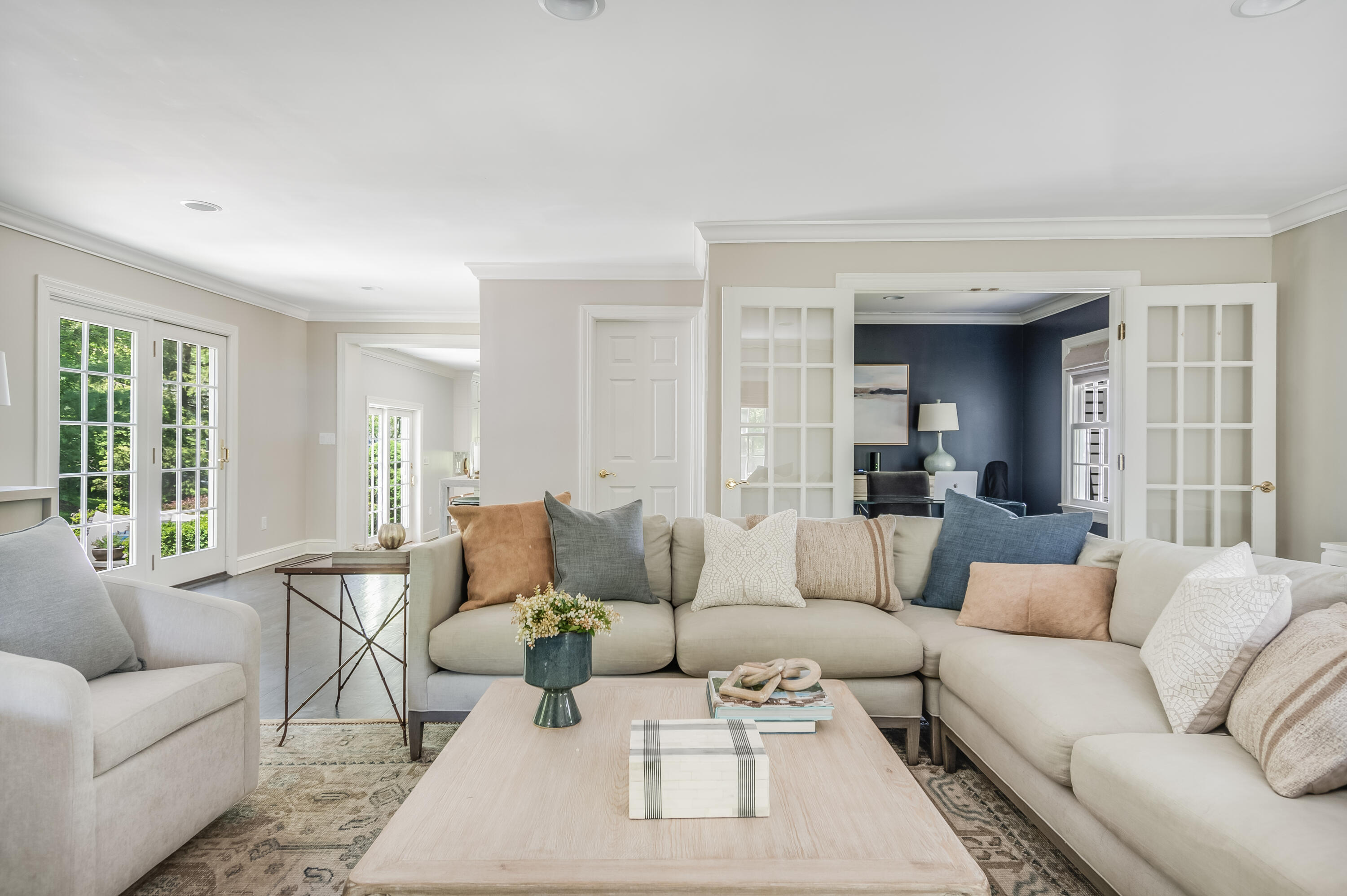 155 Hillcrest Road New Canaan, CT 06840 - Photo 17 of 32 a living room with furniture and a large window