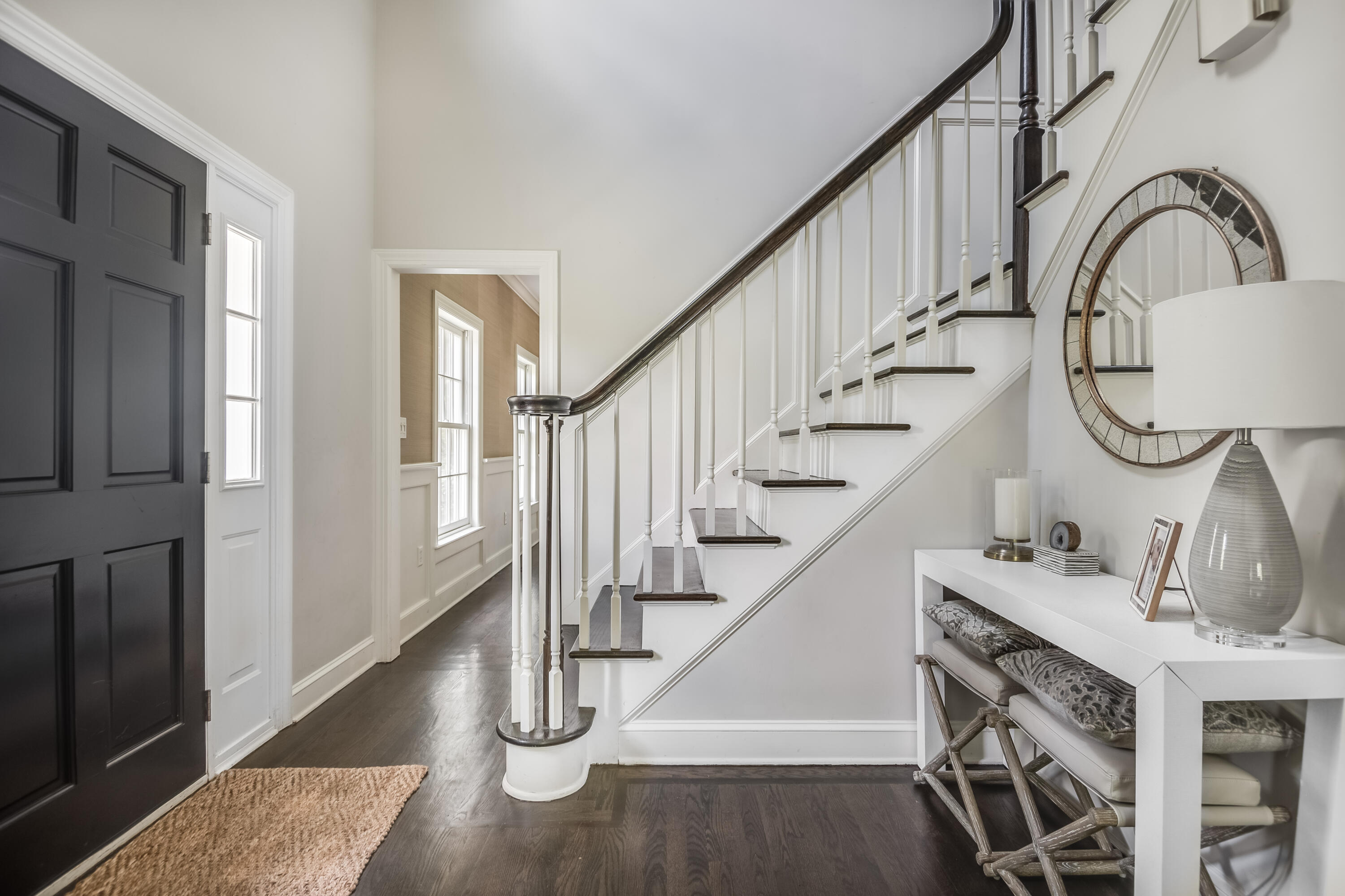 155 Hillcrest Road New Canaan, CT 06840 - Photo 3 of 32 a view of entryway and hall with wooden floor