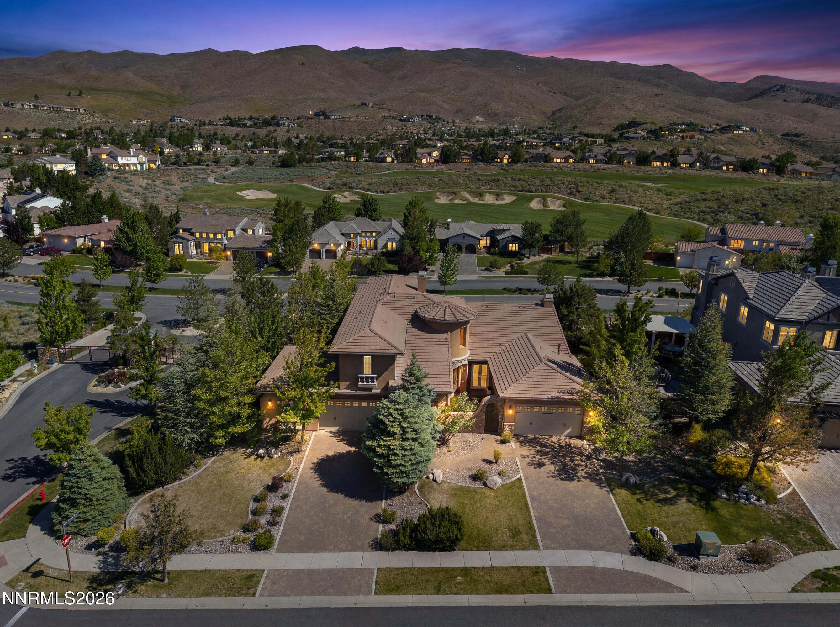 1898 Laurel Ridge Drive Reno, NV 89523 - Photo 2 of 87 an aerial view of lake residential house with outdoor space and swimming pool