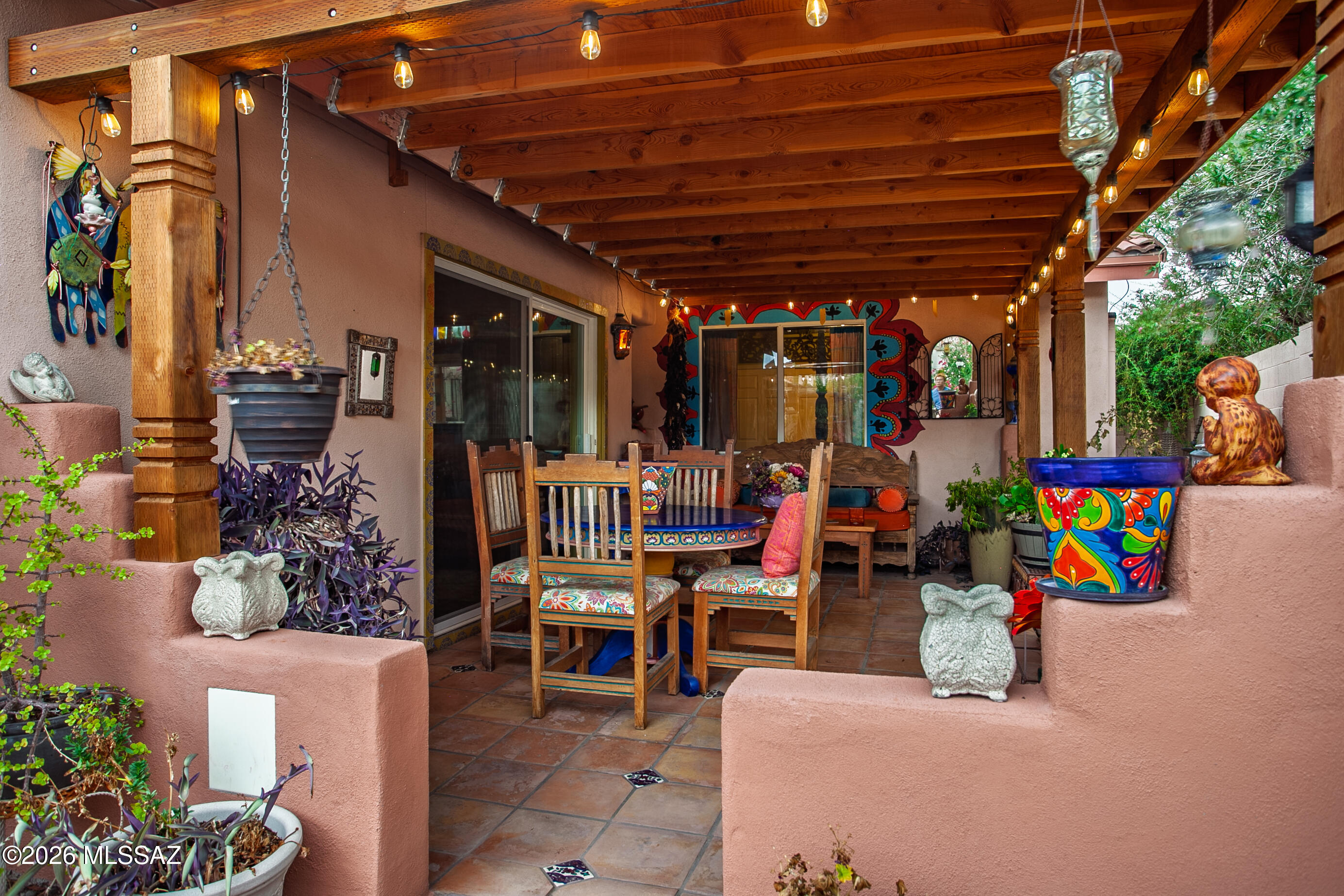 3469 West Sky Ridge Loop Tucson, AZ 85742 - Photo 19 of 50 Gorgeous & lush backyard / courtyard
