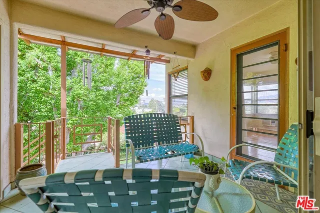 a living room filled with furniture