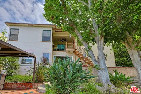 a view of an outdoor sitting area