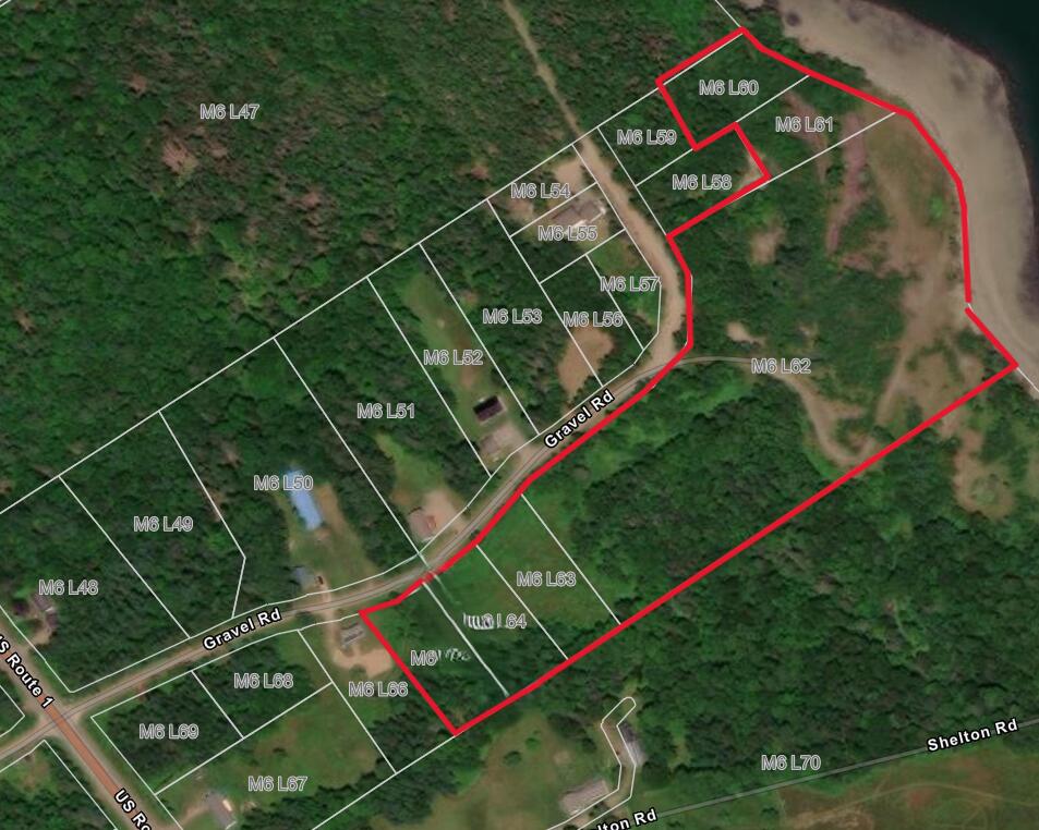 M6-l60-65 Gravel Road Robbinston, ME 04671 - Photo 2 of 18 Parcels_L60-65_GravelRd_