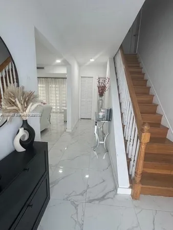 a view of entryway and hall