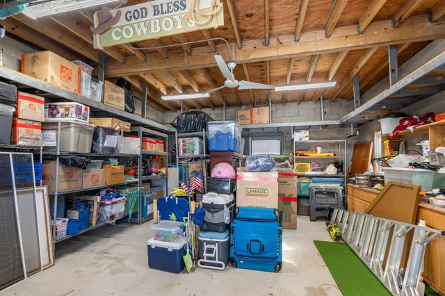 a view of storage and utility room