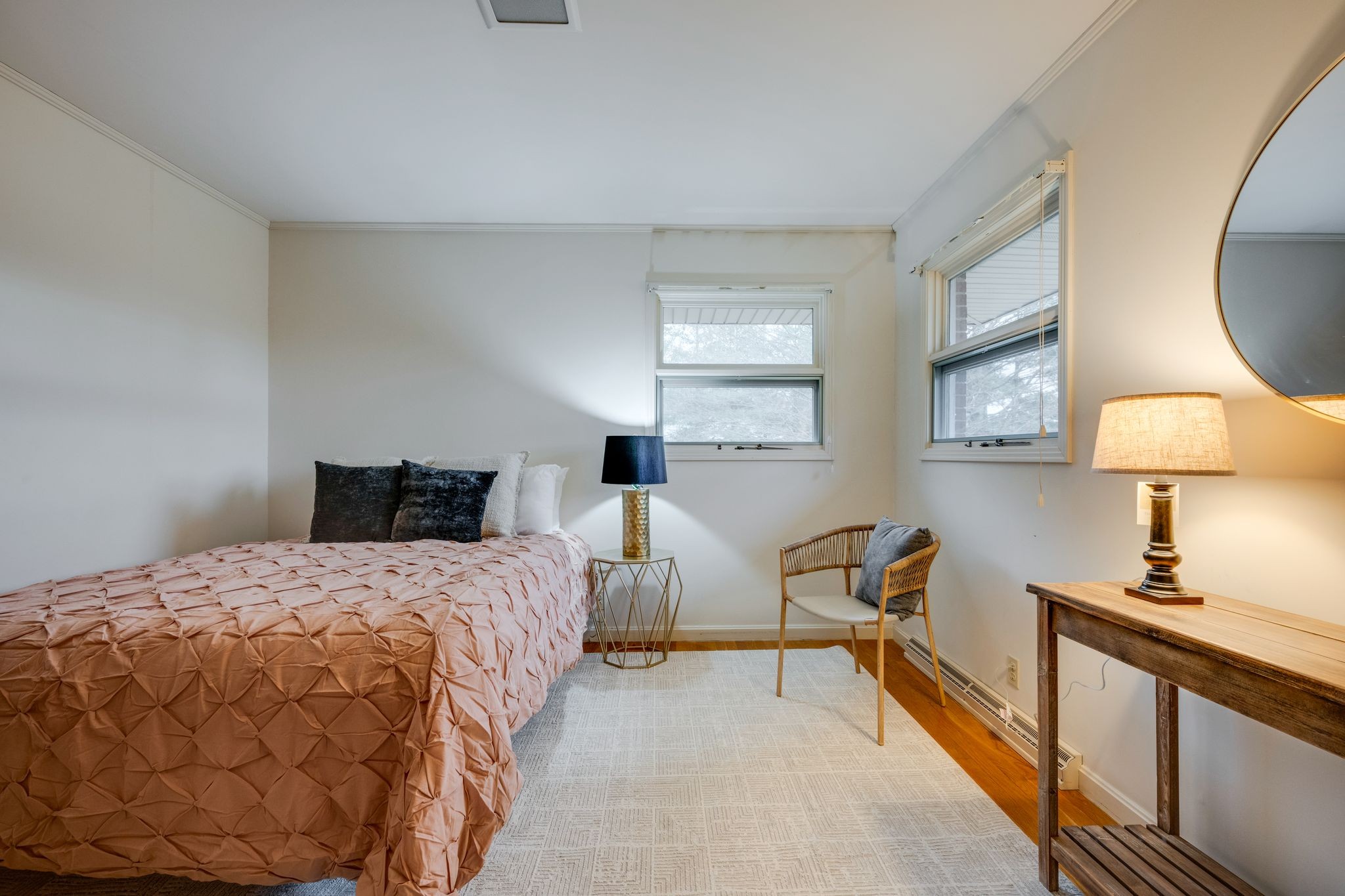 112 Lake Valley Road Dickson, TN 37055 - Photo 20 of 46 a bedroom with double bed and a window