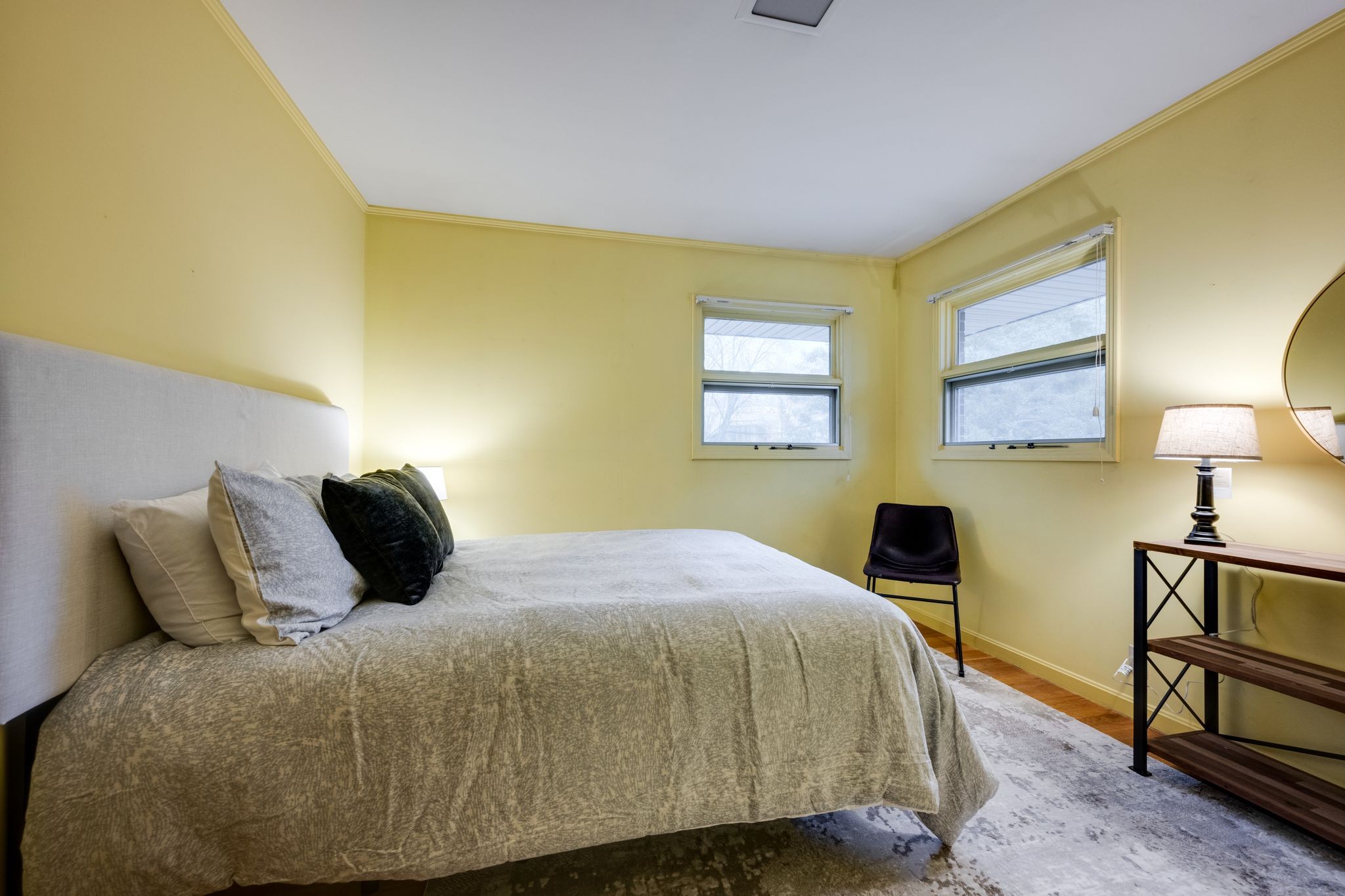 112 Lake Valley Road Dickson, TN 37055 - Photo 21 of 46 a bedroom with a bed lamps and window