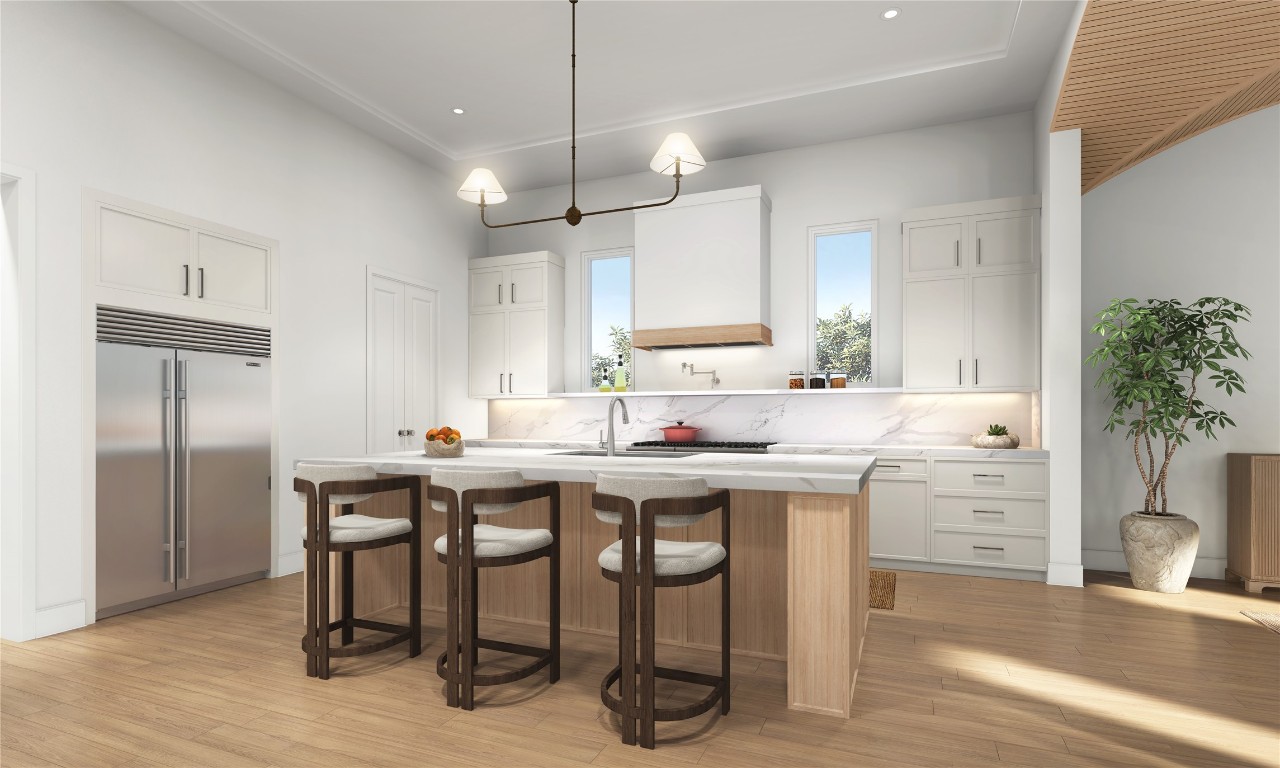 830 East 27th Street Houston, TX 77009 - Photo 10 of 27 a kitchen with cabinets table and chairs