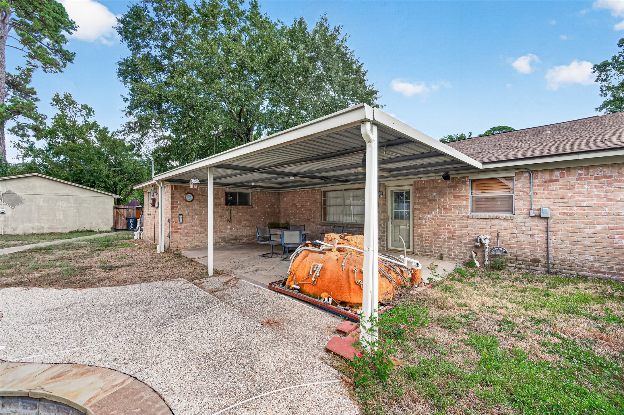 10211 Kerr Lane Conroe, TX 77385 - Photo 39 of 45 Back of home with shed